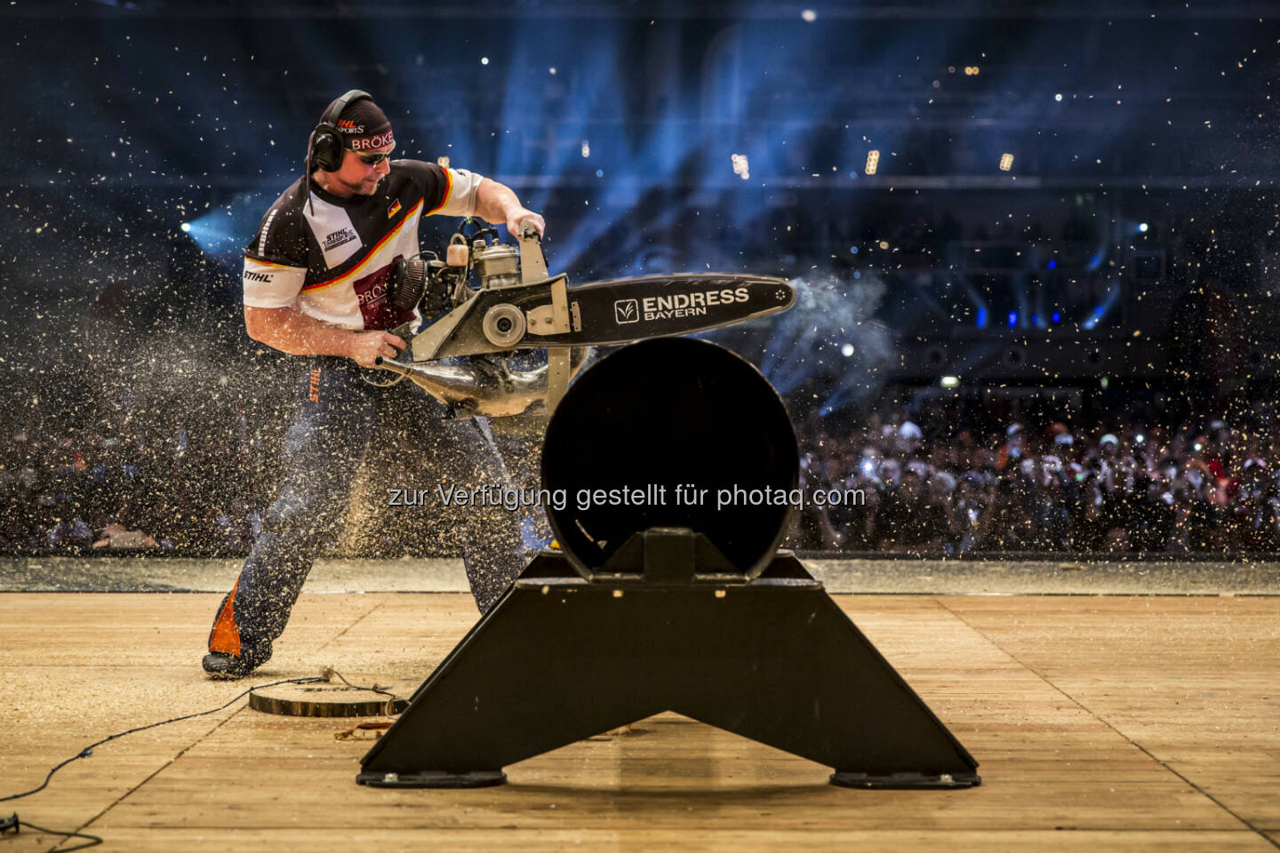 Dirk Braun bei der Stihl Timbersports®-WM 2014