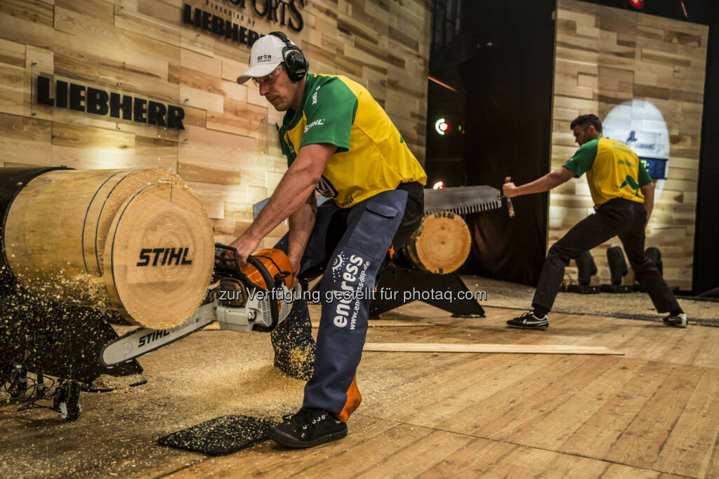 Australische Mannschaft bei der Stihl Timbersports®-WM 2014, © Stihl Timbersports (17.11.2014) 