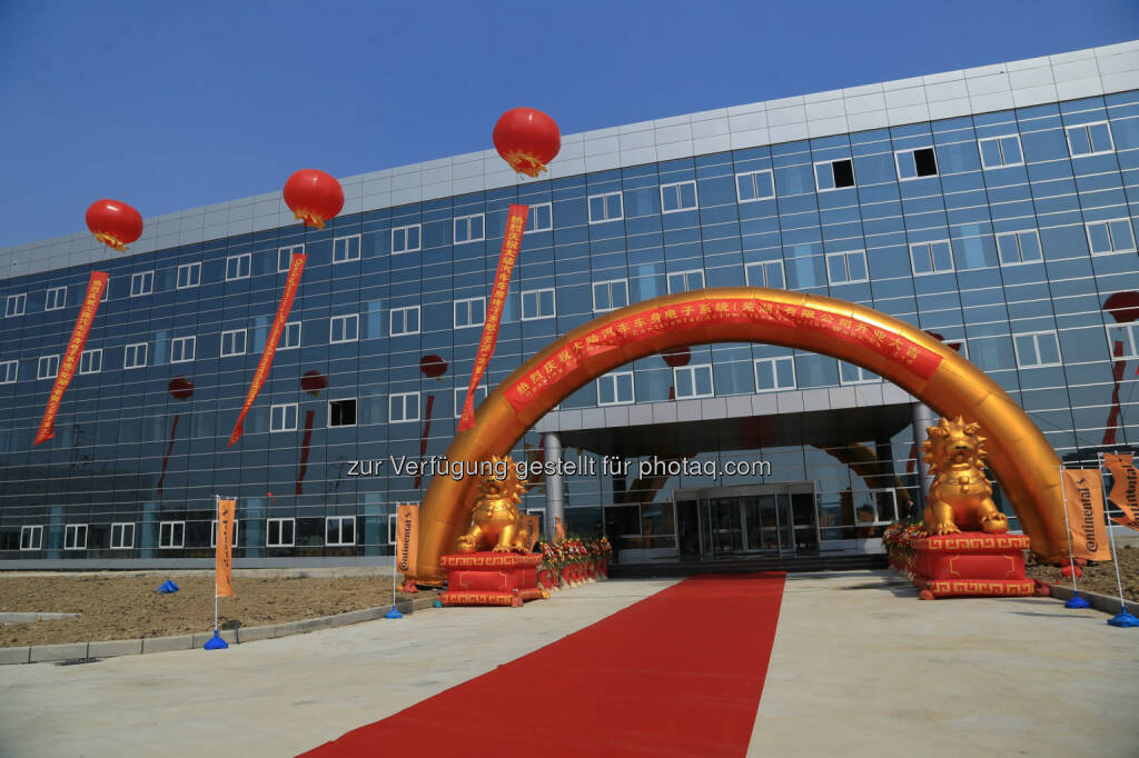 Continental eröffnet das zweite Elektronik-Werk im chinesischen Wuhu, © Aussendung (17.11.2014) 