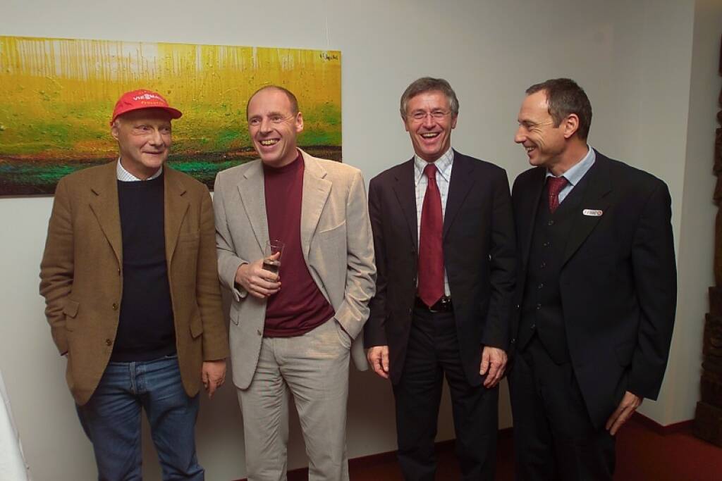 Niki Lauda, Harti Weirather, Toni Schutti (17.11.2014) 