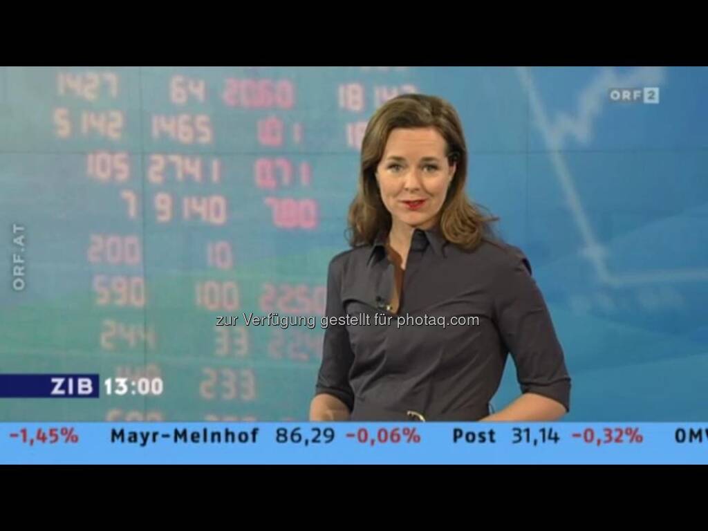 Angelika Ahrens, Börse im ORF, © mit freundlicher Genehmigung von Angelika Ahrens (06.02.2013) 