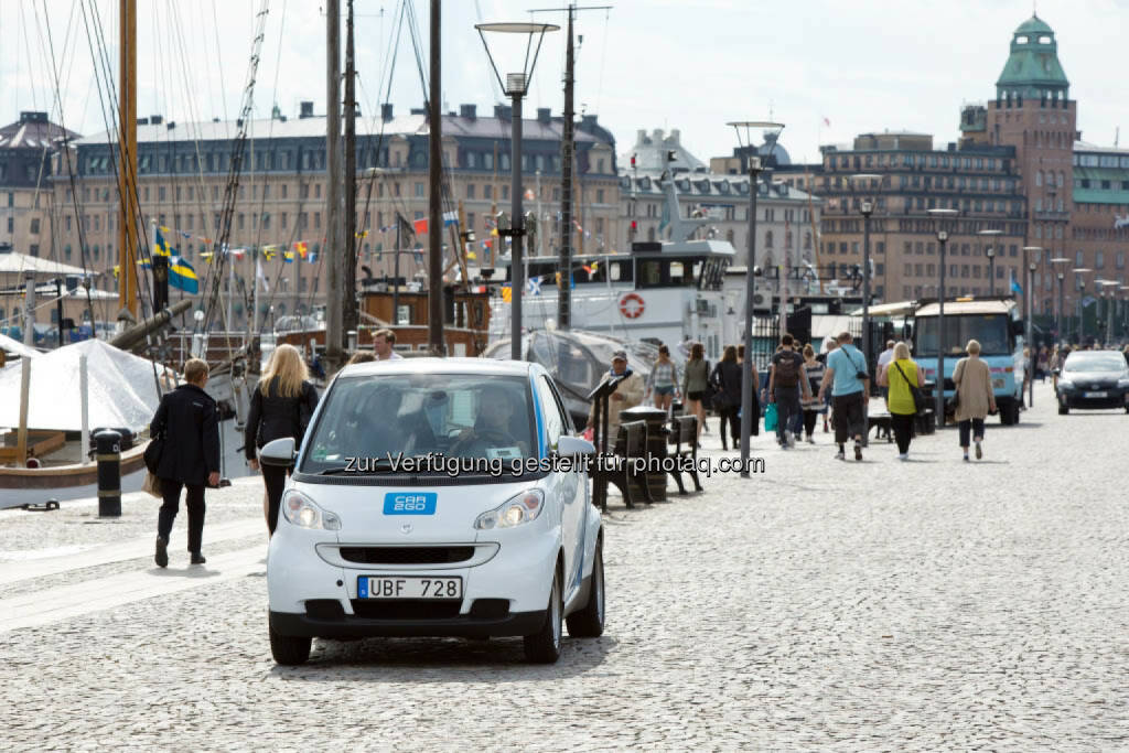 car2go startet in Stockholm und ab heute Smartphone-basiertes Mieten an allen Standorten möglich. (C) Markus Heimbach, Hamburg, © Aussendung (24.11.2014) 