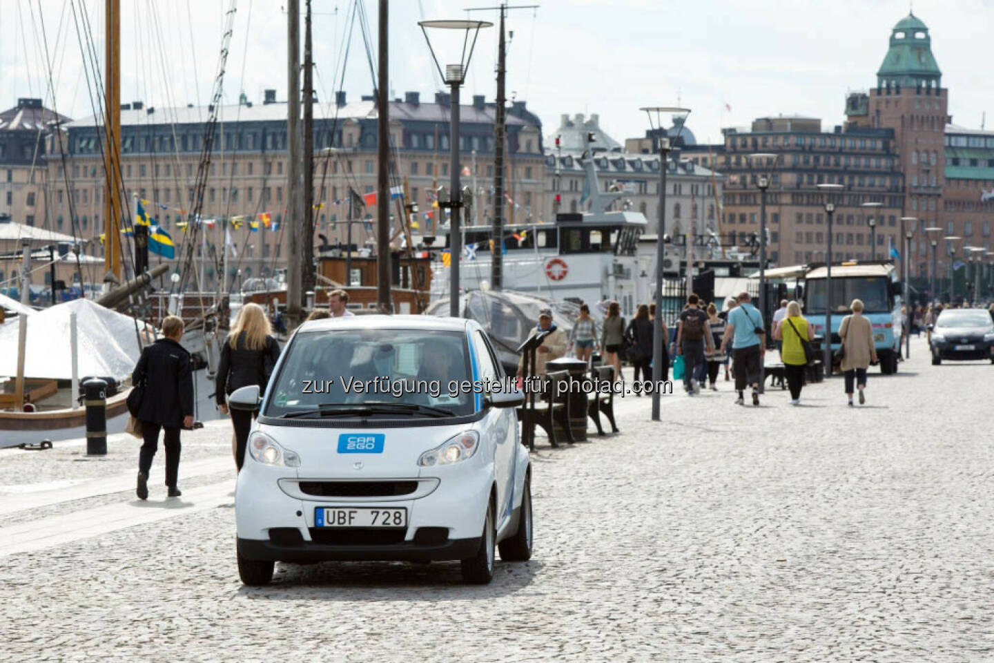 car2go startet in Stockholm und ab heute Smartphone-basiertes Mieten an allen Standorten möglich. (C) Markus Heimbach, Hamburg