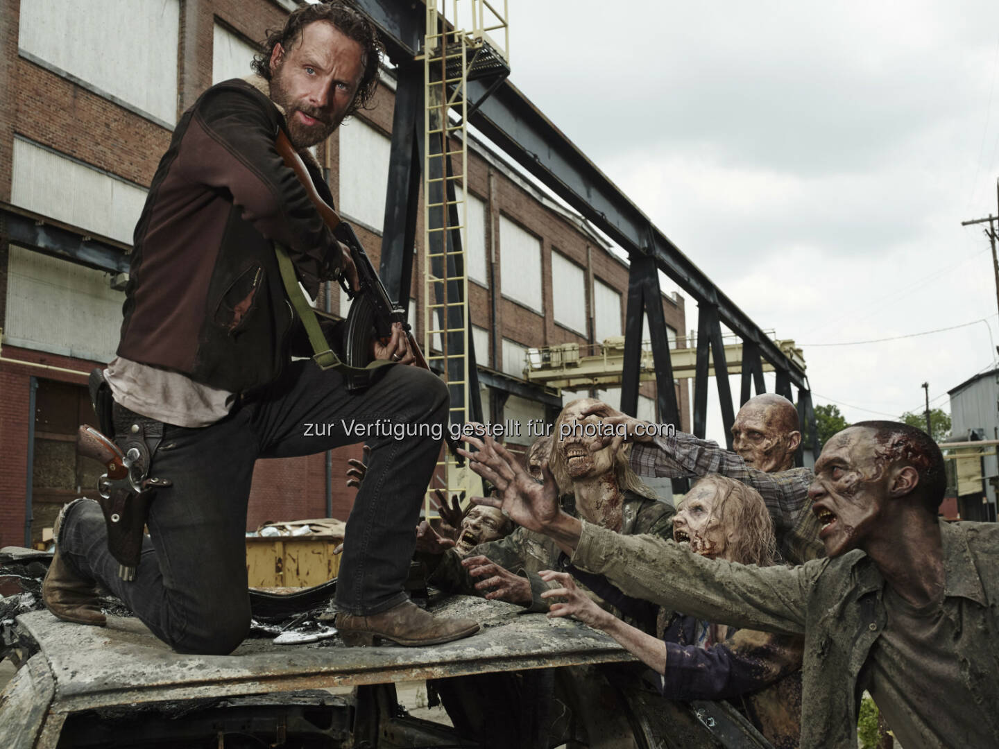 Andrew Lincoln (alias Rick Grimes): The Walking Dead geht in die internationale Winterpause: Globale Premiere von Staffel 5B ab 9. Februar 2015 (Bild: Frank Ockenfels 3/AMC)