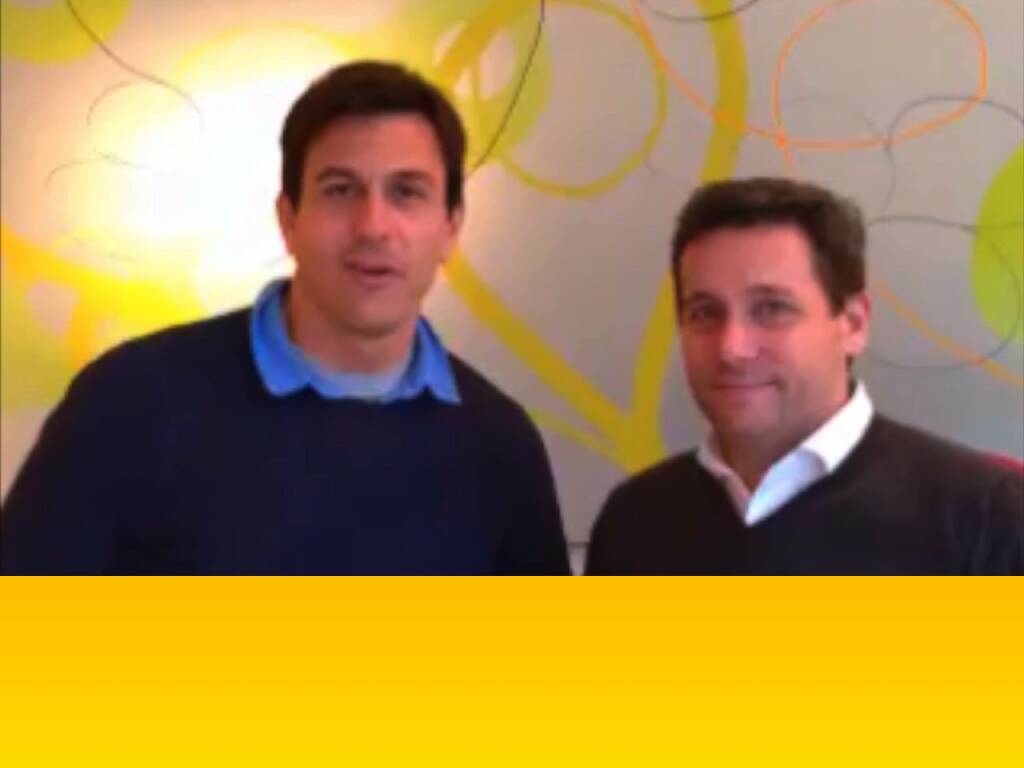 Toto Wolff, Rene Berger (Videozuspielung) (02.12.2014) 