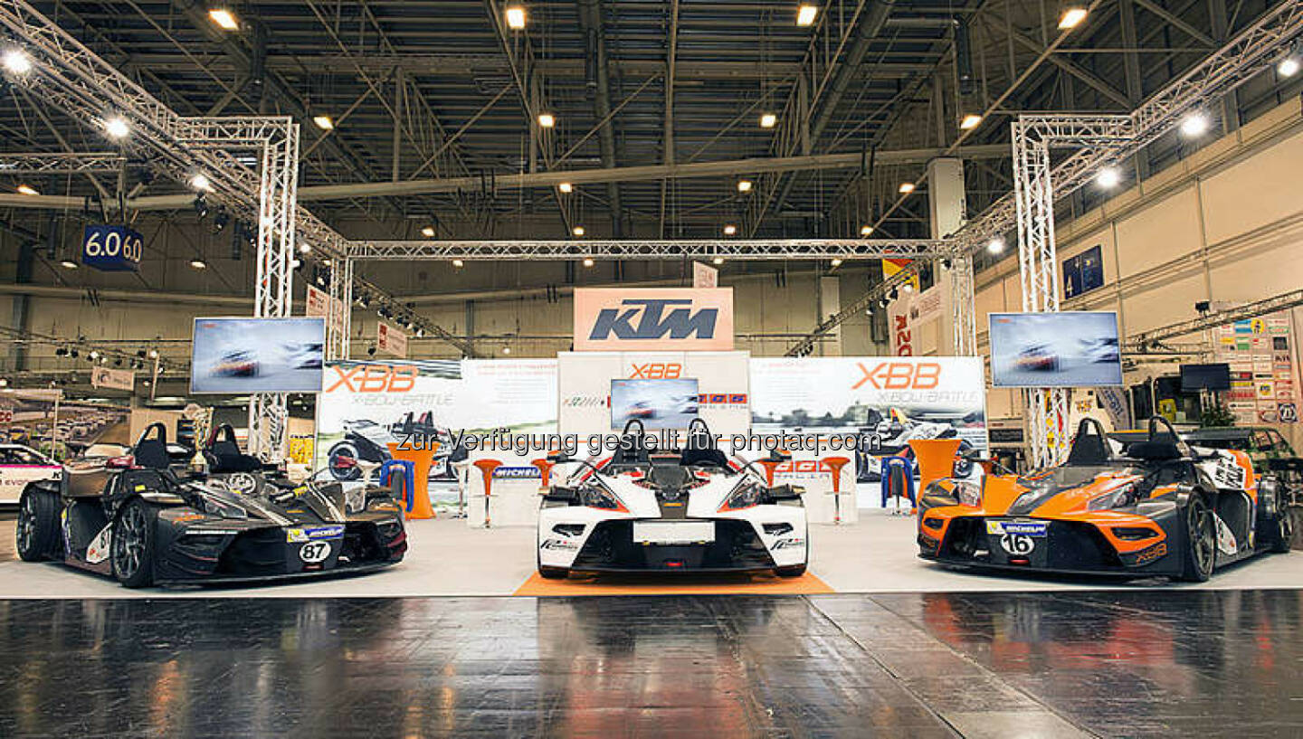 Der X-Bow Battle Stand auf der Essen Motor Show (Bild: KTM)