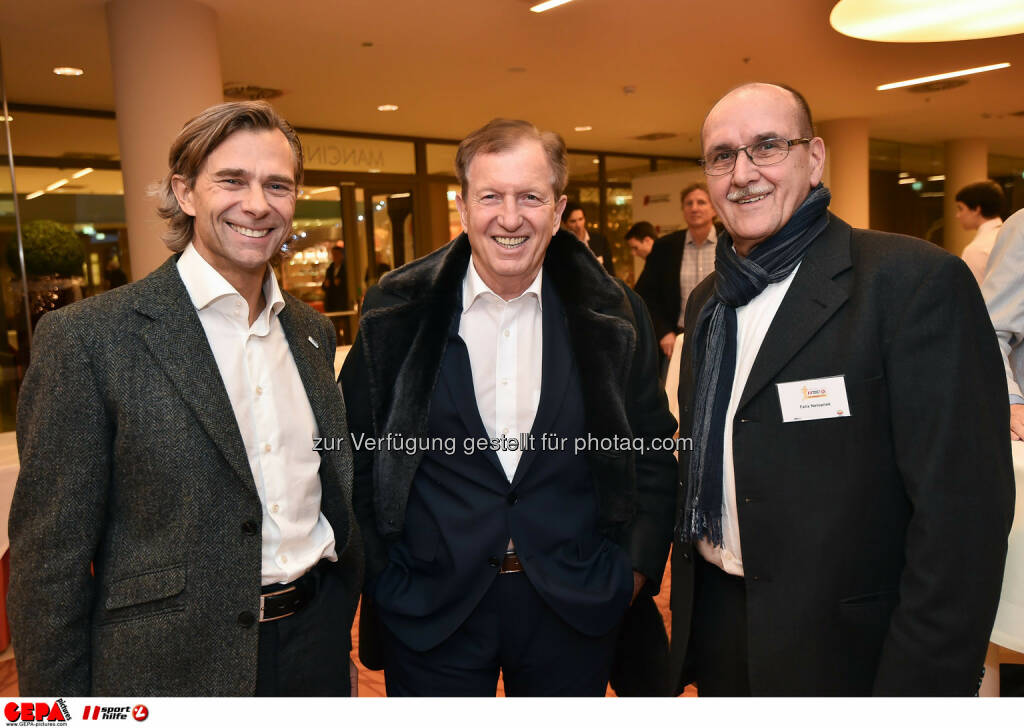 Christoph Schmoelzer, Herbert Kocher and Felix Netopilek. (Photo: GEPA pictures/ Martin Hoermandinger) (02.12.2014) 