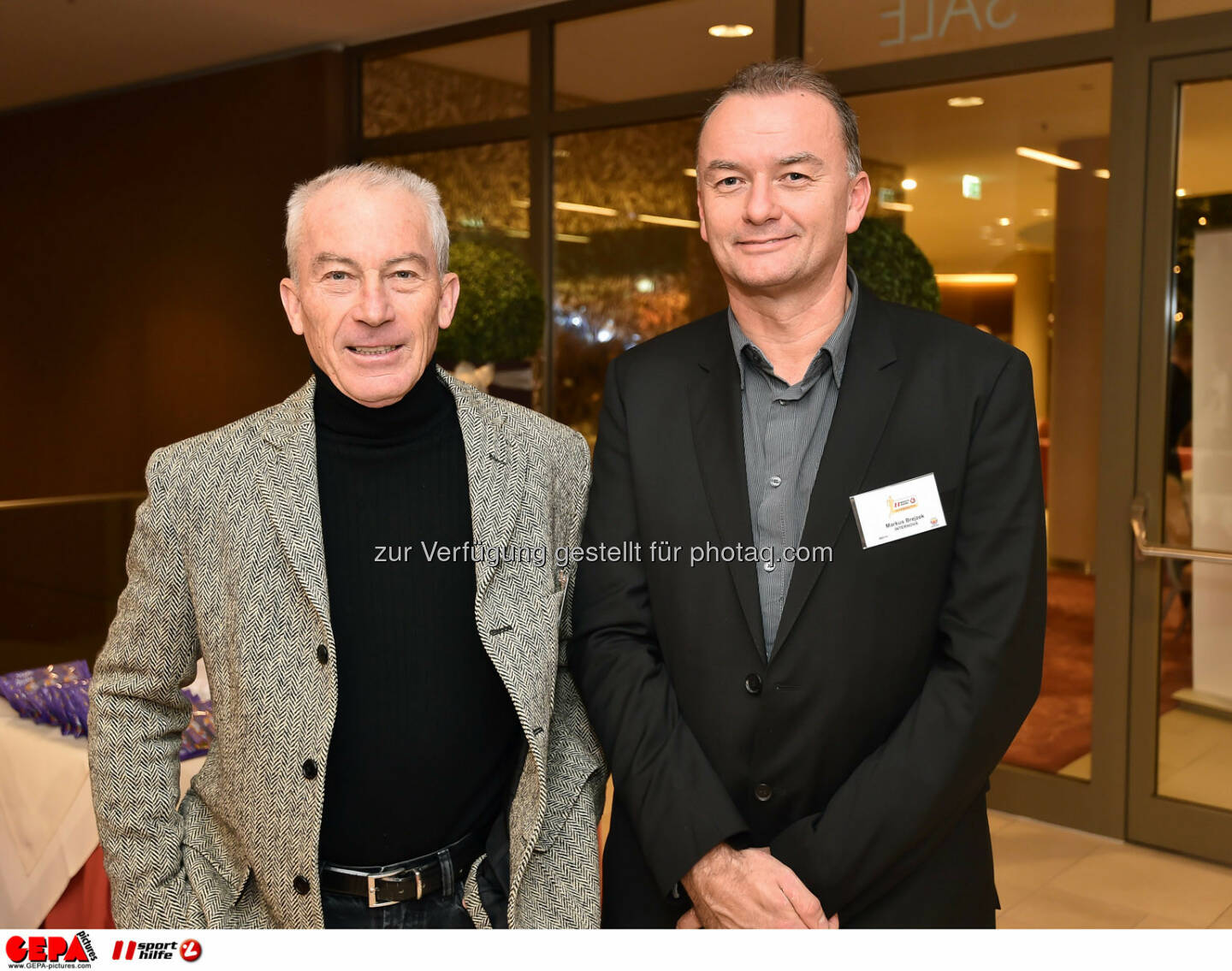 Helmut Spraiter und Markus, Brejzek. (Photo: GEPA pictures/ Martin Hoermandinger)