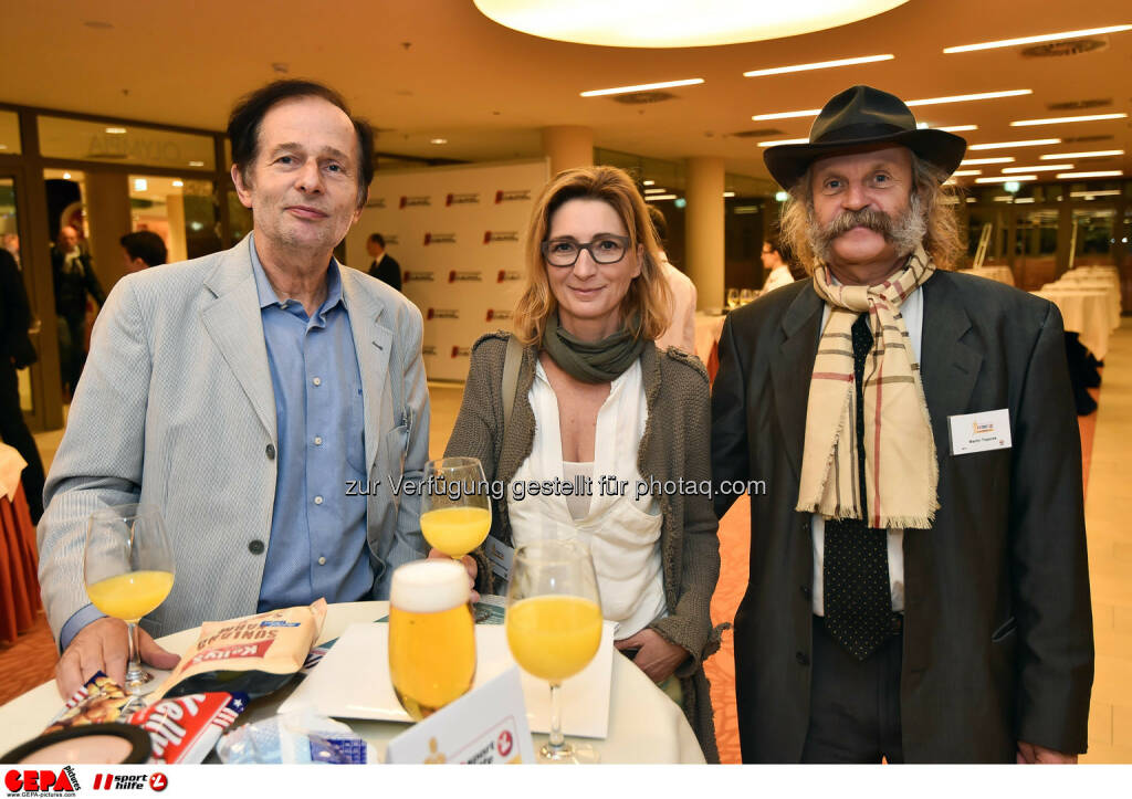 Roland Herzog, Sabine Schmoelzer und Martin Toporek. (Photo: GEPA pictures/ Martin Hoermandinger) (02.12.2014) 