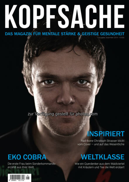 Die Sportagentur - Doris Fasching: Das neue Magazin Kopfsache ab jetzt im Handel!, © Aussender (03.12.2014) 