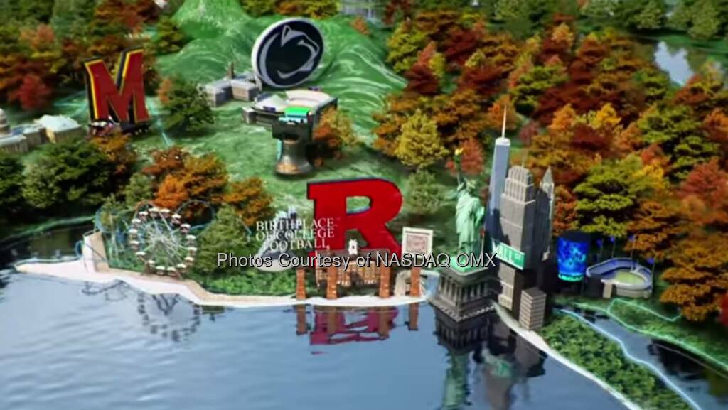 Huge thank you to Big Ten Conference for showcasing the Nasdaq Tower in your fantastic commercial. Good luck to Ohio State and Wisconsin in tomorrow's conference championship game: http://spr.ly/6184QMrq #B1GFootball  Source: http://facebook.com/NASDAQ (06.12.2014) 