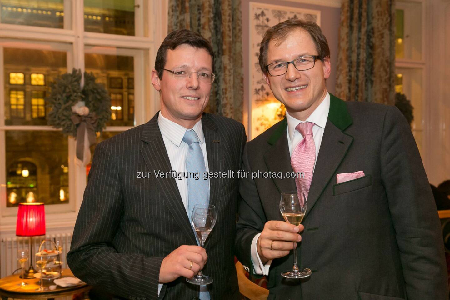 Benedikt Zacherl (Schlumberger), Oliver W. Braun (Gerstner) - Gerstner und Schlumberger eröffnen K. u. K. Hoflieferanten (Bild: K. u. K. Hoflieferanten/APA-Fotoservice/Schedl)