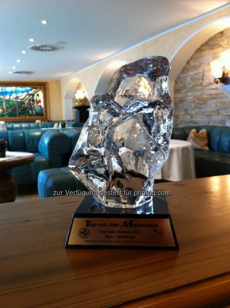 Sportalpen GmbH: Hotel Edelweiss & Gurgl gewinnt Touristic Award 2015, © Aussendung (12.12.2014) 