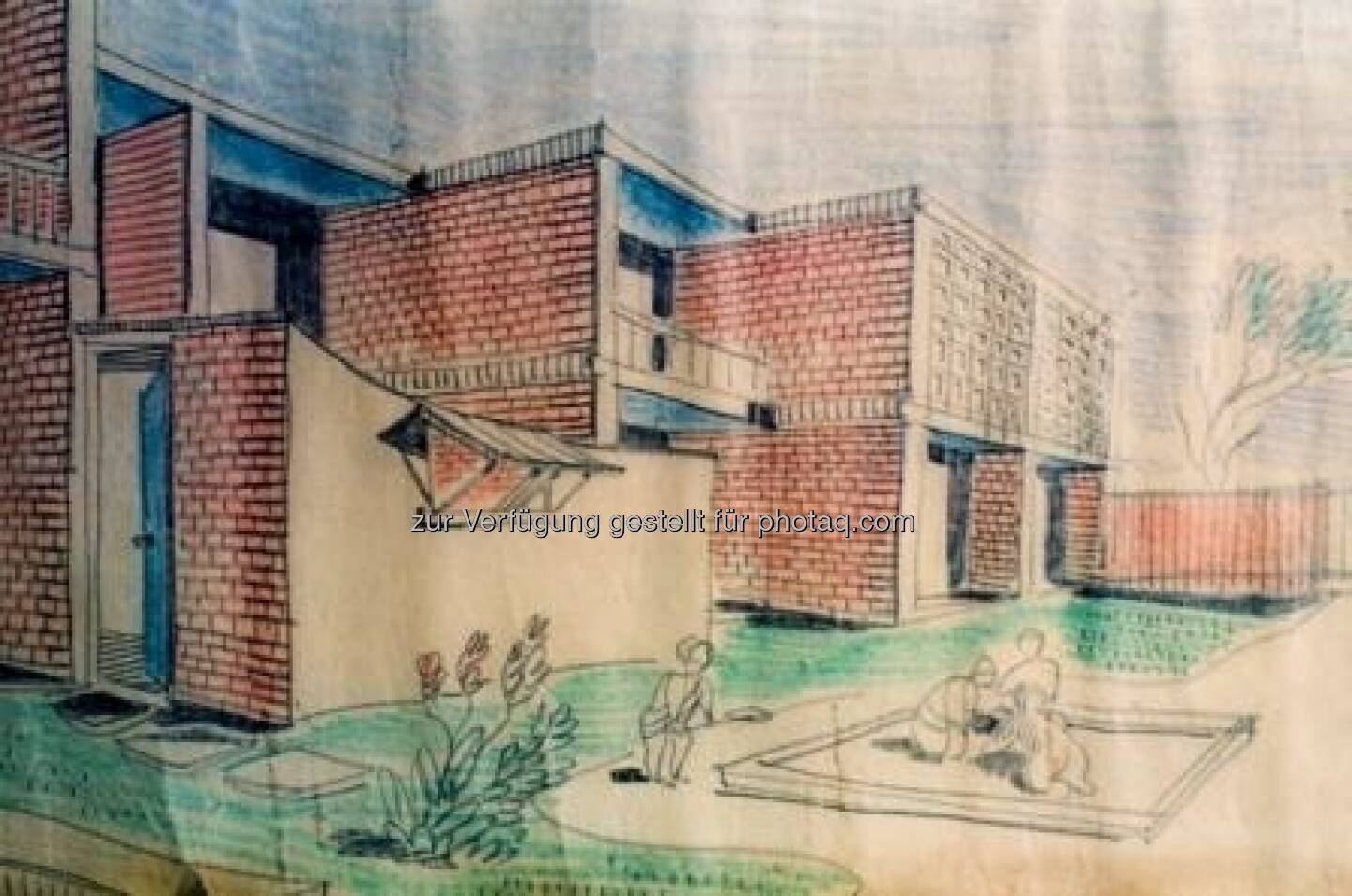 Chandigarh - Studienprojekt Wohnblock, Stadtverwaltung Chandigarh