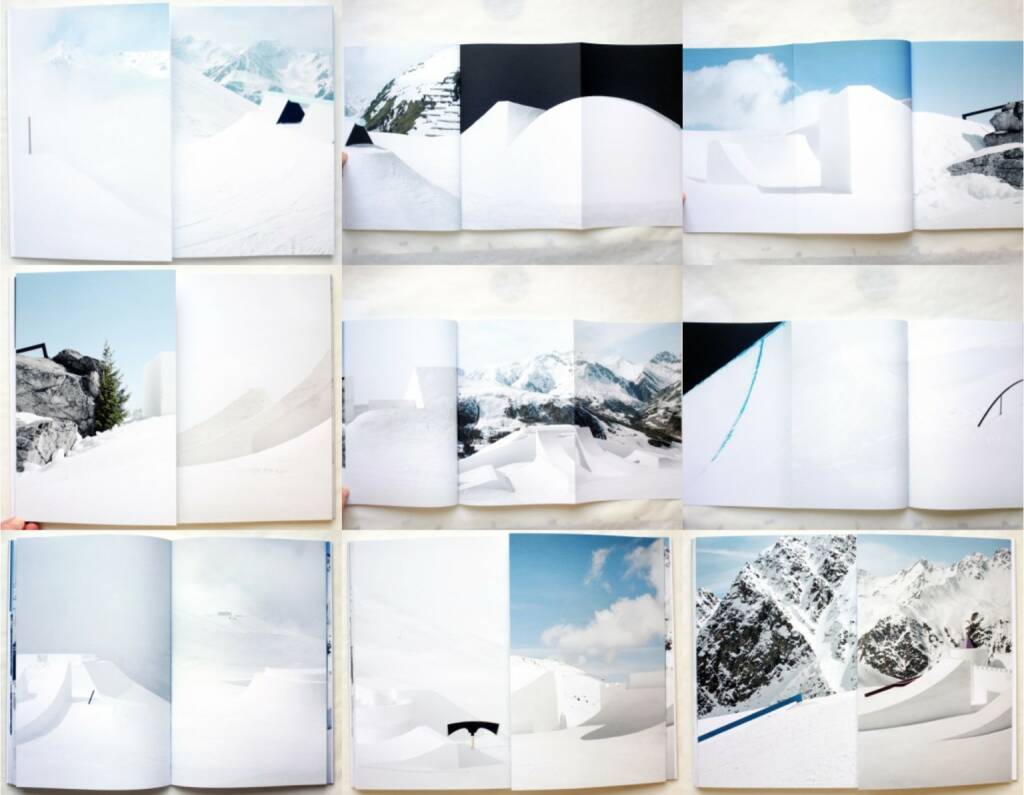 Philippe Fragnière - Snowpark, Kodoji Press 2014, Beispielseiten, sample spreads - http://josefchladek.com/book/philippe_fragniere_-_snowpark, © (c) josefchladek.com (20.12.2014) 