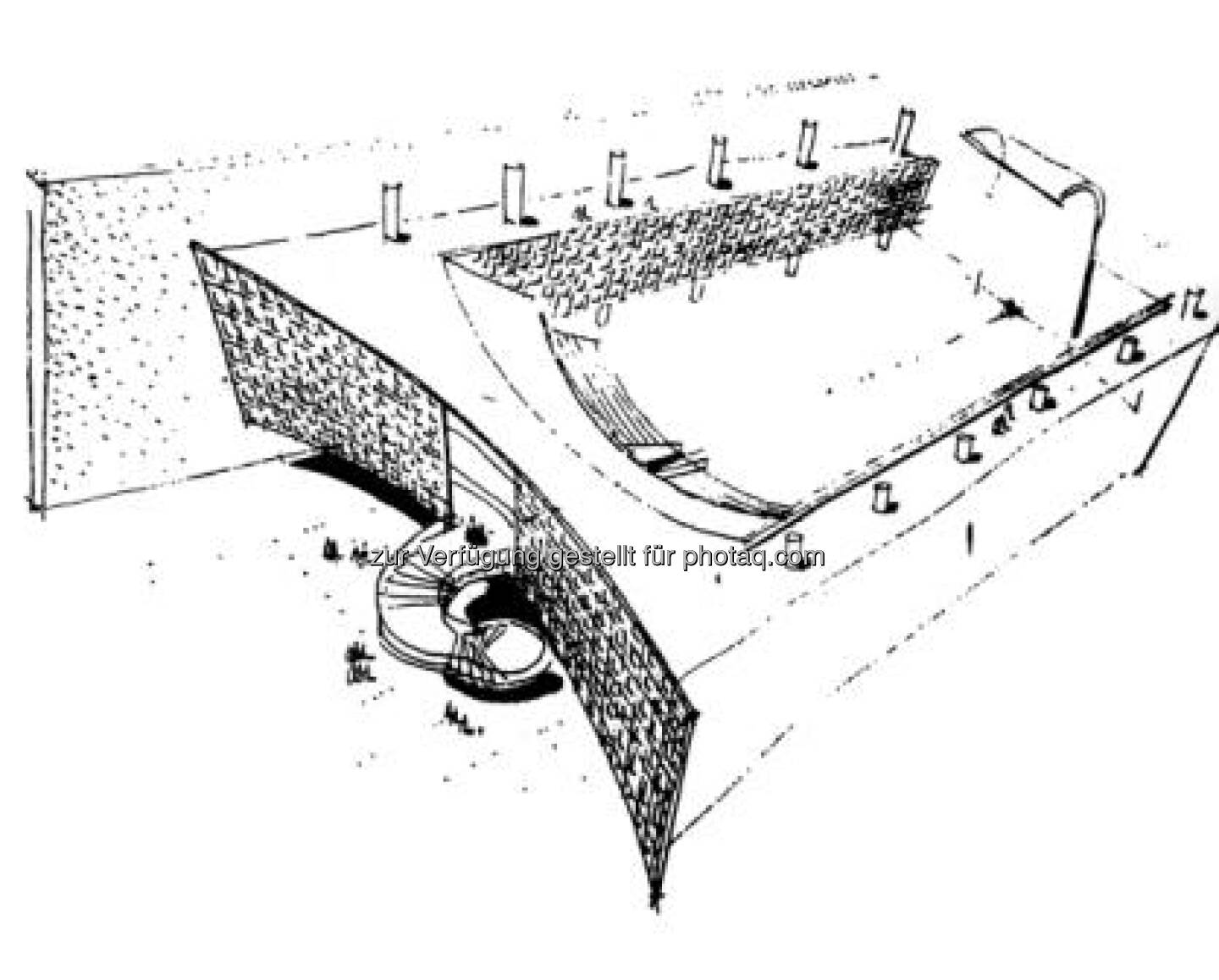 UN-Gebäude, New York, Vorschlag M. Nowicki, Architectural Record 1954