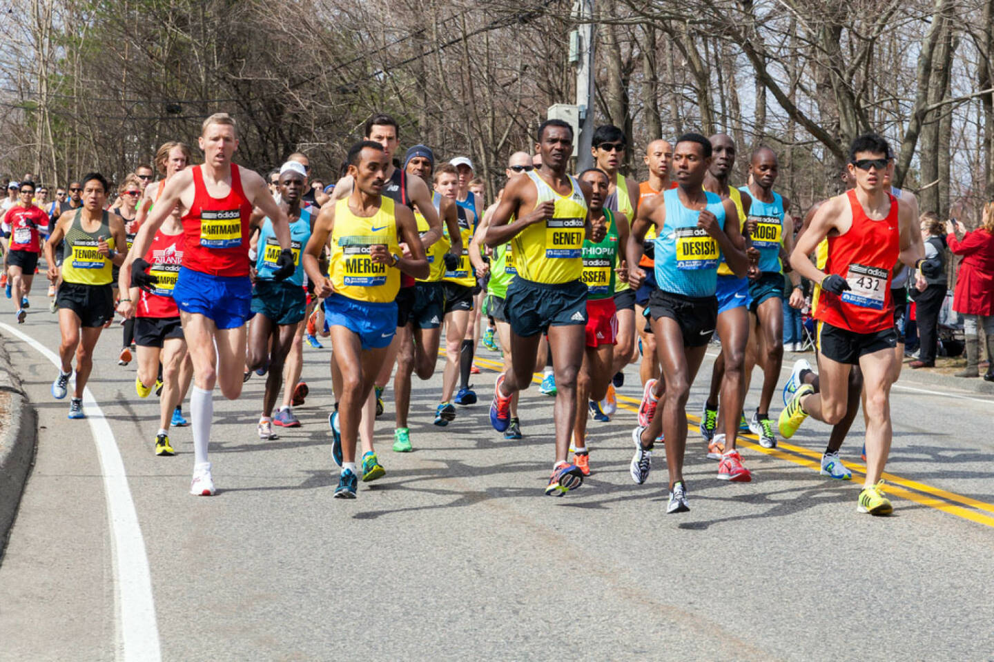 Boston, Marathon, Start, The Big Six, The Big 6, Elite, Läufer, USA, <a href=http://www.shutterstock.com/gallery-192436p1.html?cr=00&pl=edit-00>Marcio Jose Bastos Silva</a> / <a href=http://www.shutterstock.com/editorial?cr=00&pl=edit-00>Shutterstock.com</a>, Marcio Jose Bastos Silva / Shutterstock.com