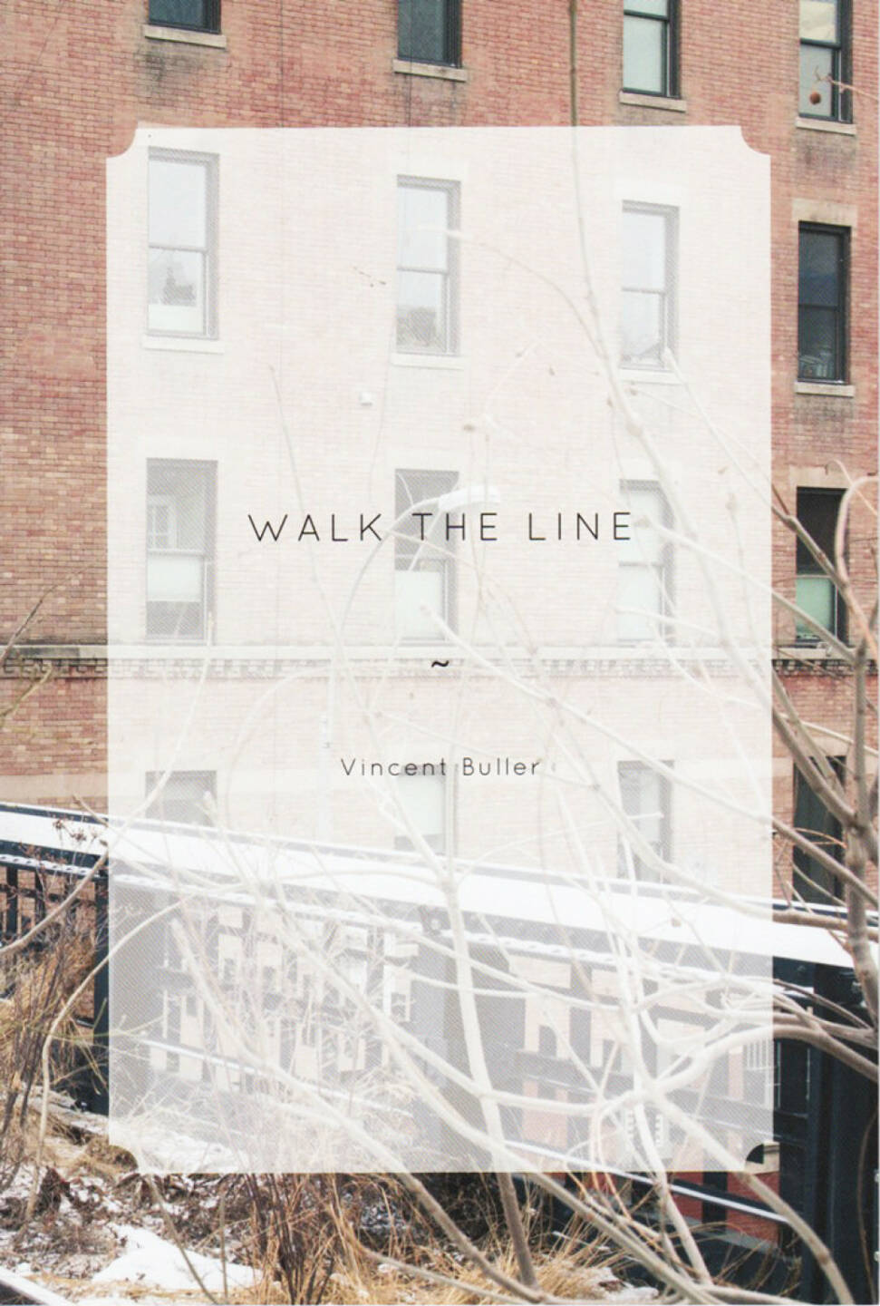 Vincent Buller - Walk the Line, The Velvet Cell 2014, Cover - http://josefchladek.com/book/vincent_buller_-_walk_the_line