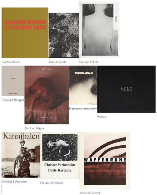 Strömholm, Bangert, Yokota, Brohm, Kawada, Schmidt, D'Agata, MONO, Krasnoshek & Lebedynskyy, Scheumann & Heynowski & Hellmich - http://josefchladek.com/list/best_of_2014_top_accesses_11_-_20, © josefchladek.com (30.12.2014) 