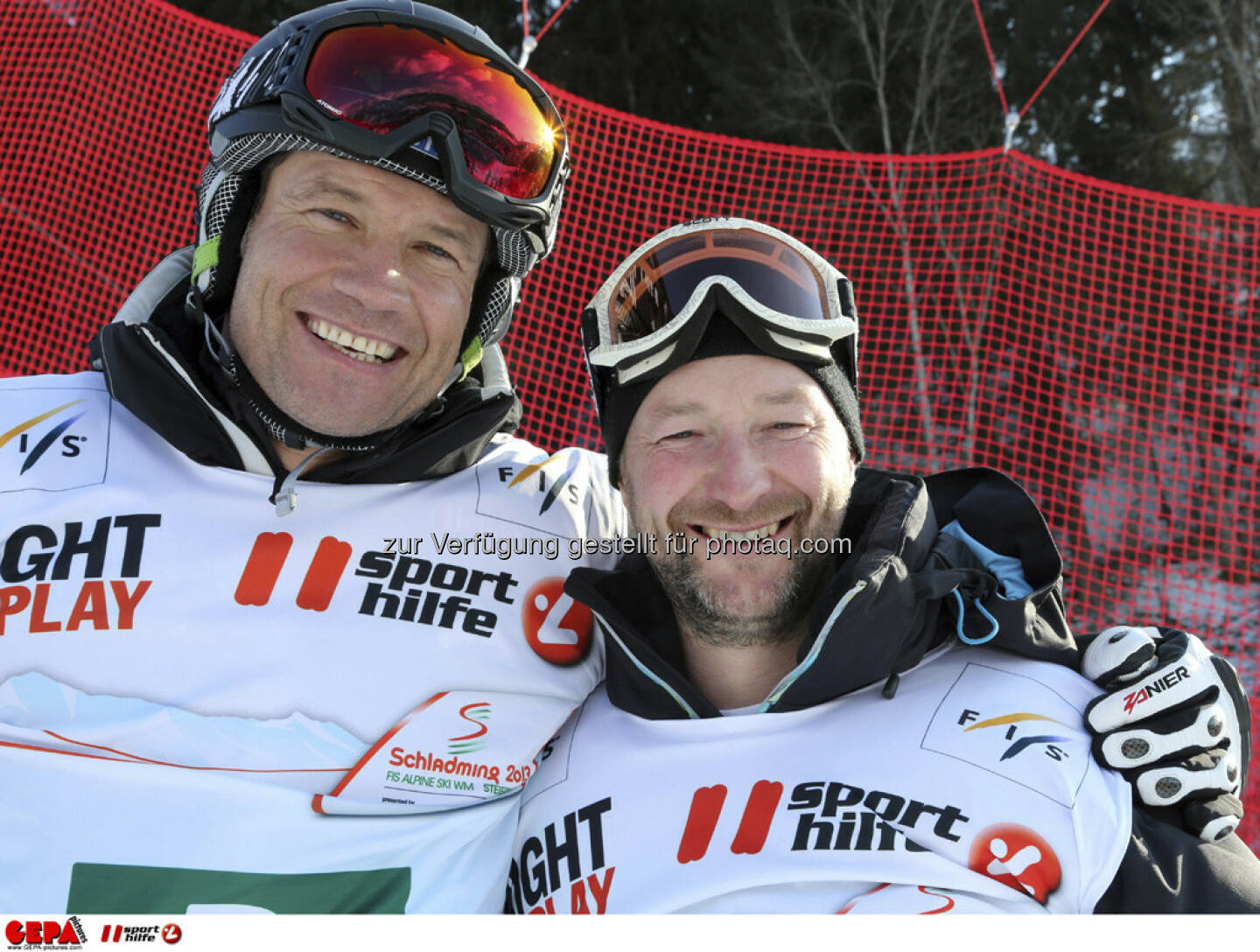 Armin Assinger und Kjetil Andre Aamodt. Foto: GEPA pictures/ Hans Simonlehner