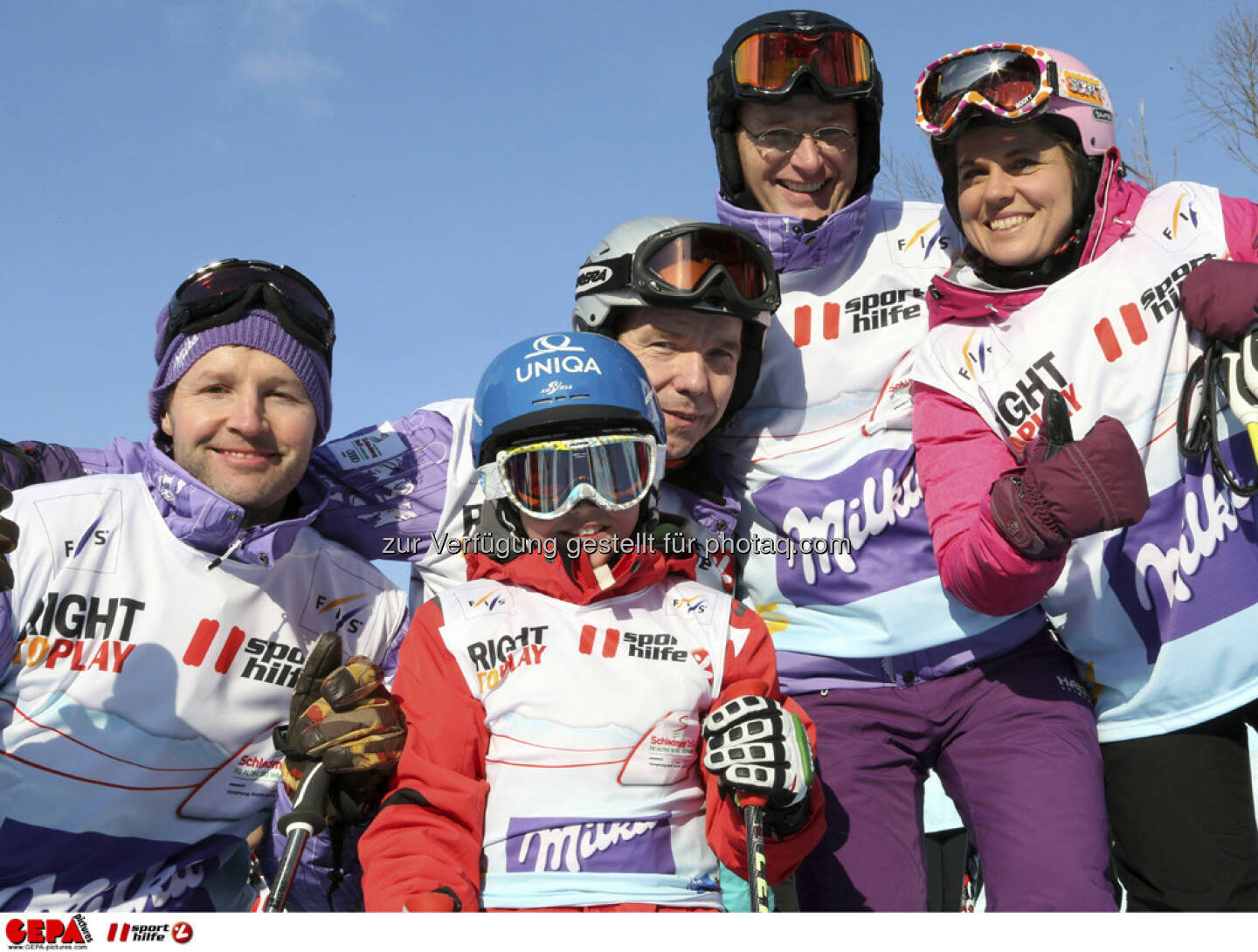 Urs Peter Schmidt, Robin Hoeflehner, Gerhard Neumayer, Andreas Kutil und Pernilla Wiberg. Foto: GEPA pictures/ Hans Simonlehner