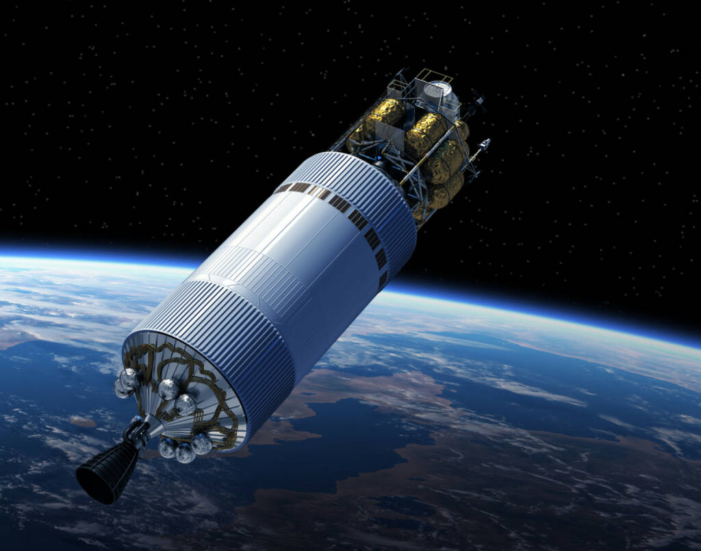 Innovation, Idee, neu, Satellit, Raumfahrt, Orbit, Weltall, Technik, Forschung, Daten, http://www.shutterstock.com/de/pic-242036014/stock-photo-crew-exploration-vehicle-in-space-d-scene-elements-of-this-image-furnished-by-nasa.html (12.01.2015) 