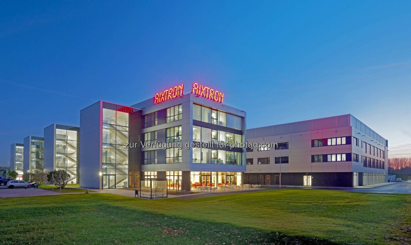 Aixtron R&D Center in Herzogenrath/Aachen, Germany (Quelle: http://www.aixtron.com/en/press/media-center/downloads/ )