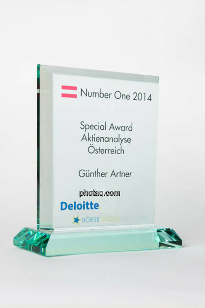 Special Award Aktienanalyse Österreich: Günther Artner, © photaq/Martina Draper (13.01.2015) 