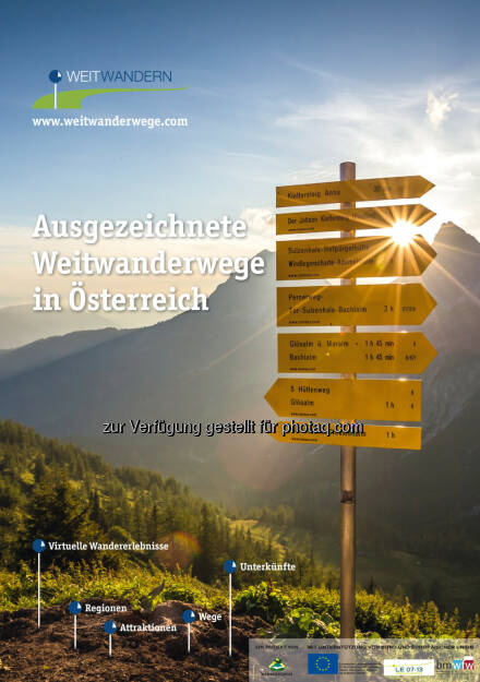 Weitwandern - Österreichs Wanderdörfer: Die neue  Weitwandern-Broschüre bestellen & Urlaub gewinnen!, © Aussender (14.01.2015) 