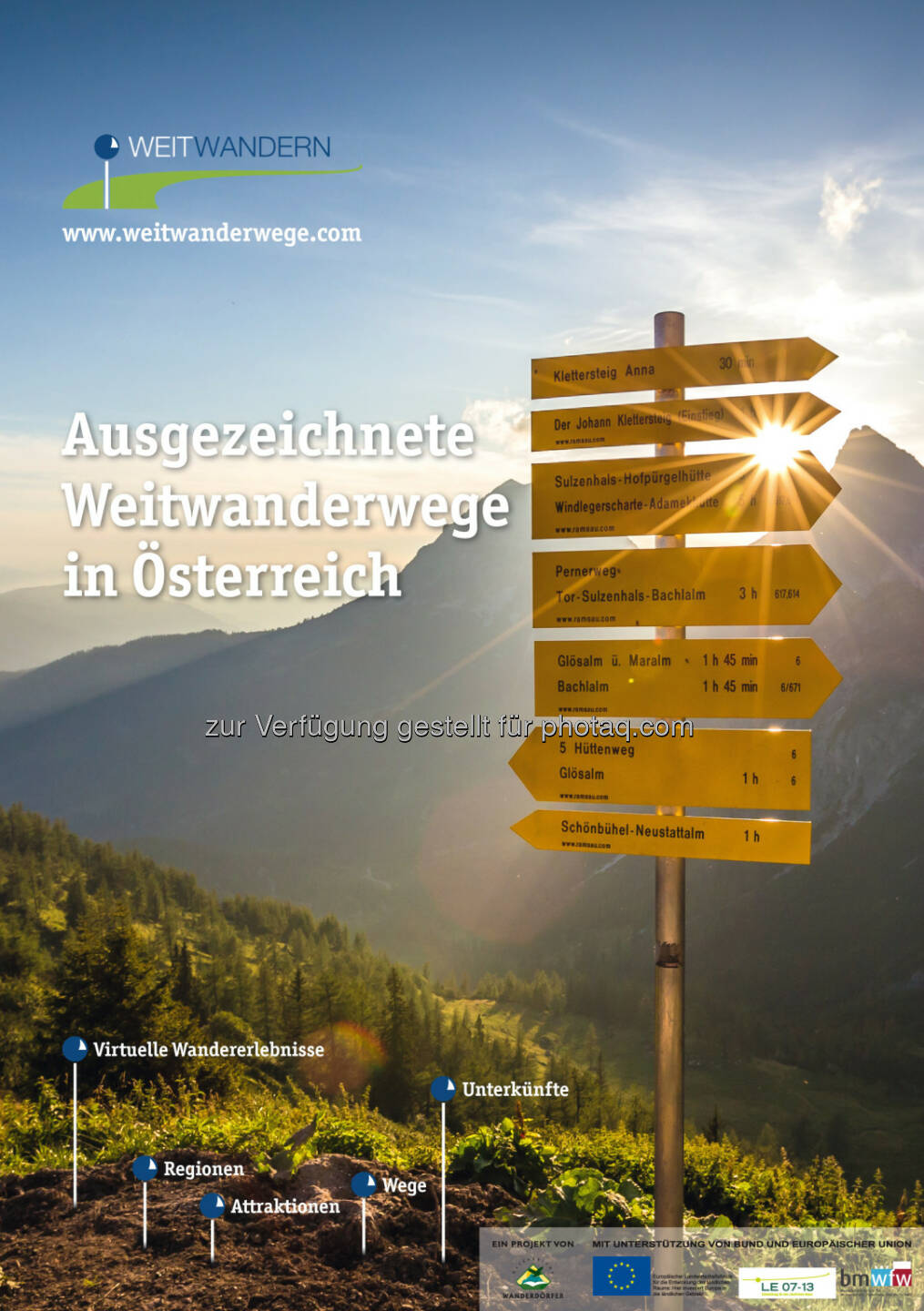 Weitwandern - Österreichs Wanderdörfer: Die neue  Weitwandern-Broschüre bestellen & Urlaub gewinnen!