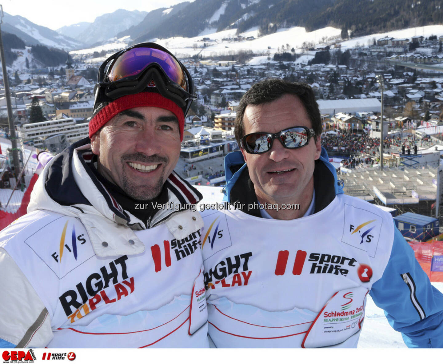 Luc Alphand und Michel Vion. Foto: GEPA pictures/ Hans Simonlehner