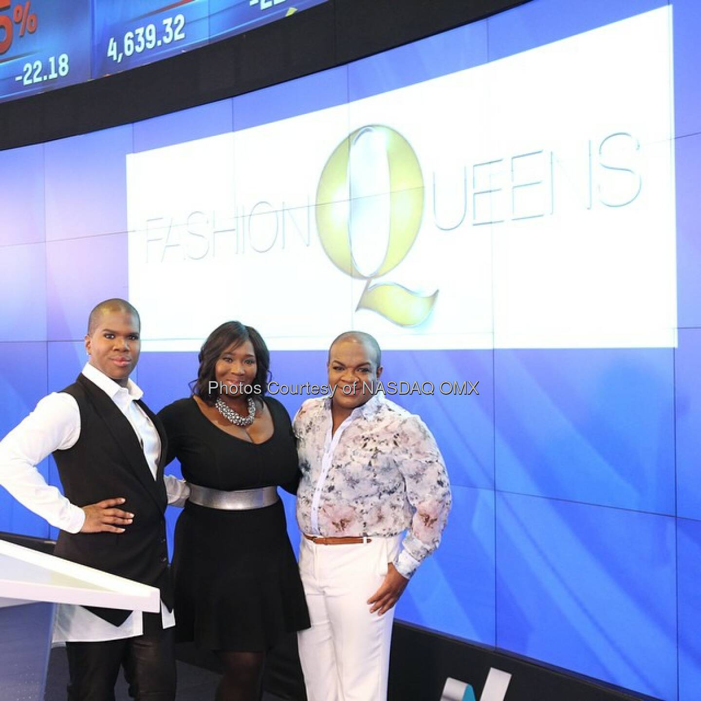 Bravo TV's Fashion Queens ring the @Nasdaq Opening Bell! @BravoFQ @bevysmith @Derekjhair @lawrenceatl @Bravotv  #Fashion #FashionQueens  Source: http://facebook.com/NASDAQ