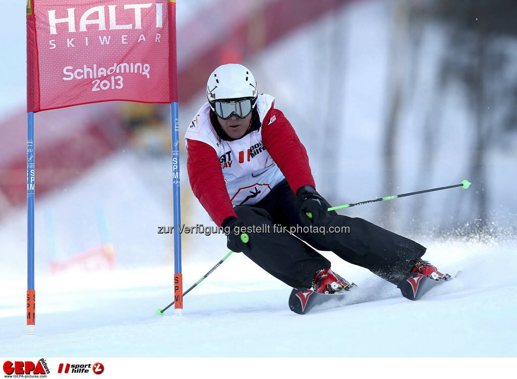 Rudi Huber (Team OESV). Foto: GEPA pictures/ Christian Walgram, © GEPA/Sporthilfe (10.02.2013) 