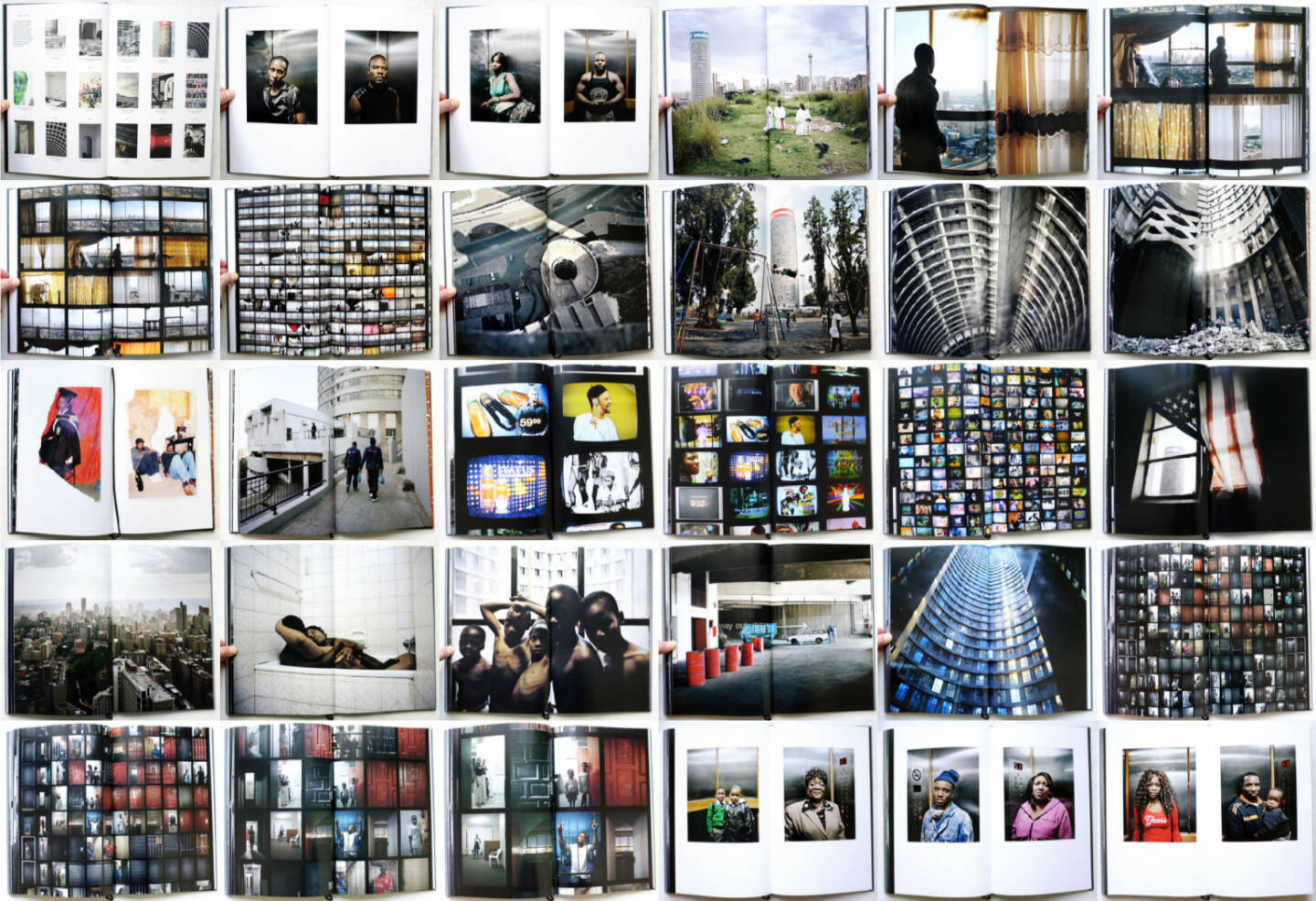 Mikhael Subotzky & Patrick Waterhouse - Ponte City, Steidl 2014, Beispielseiten, sample spreads - http://josefchladek.com/book/mikhael_subotzky_patrick_waterhouse_ponte_city