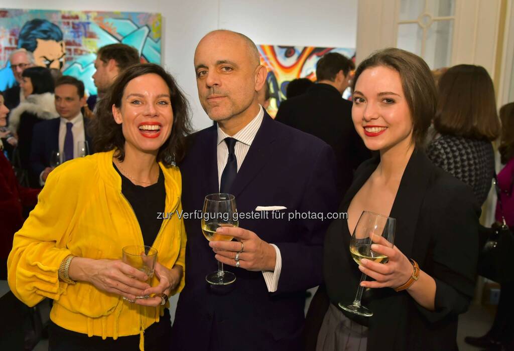 Direktorin Caroline Messensee,  Kunstexperte Gerald Matt, Muehlbacher, © leisure.at/Christian Jobst (18.01.2015) 