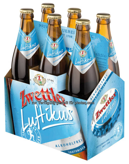 wettler alkoholfrei! „Luftikus“ ab März im Handel und in der Gastronomie verfügbar: Privatbrauerei Zwettl wirtschaftet 2014 erfolgreich, © Aussender (21.01.2015) 