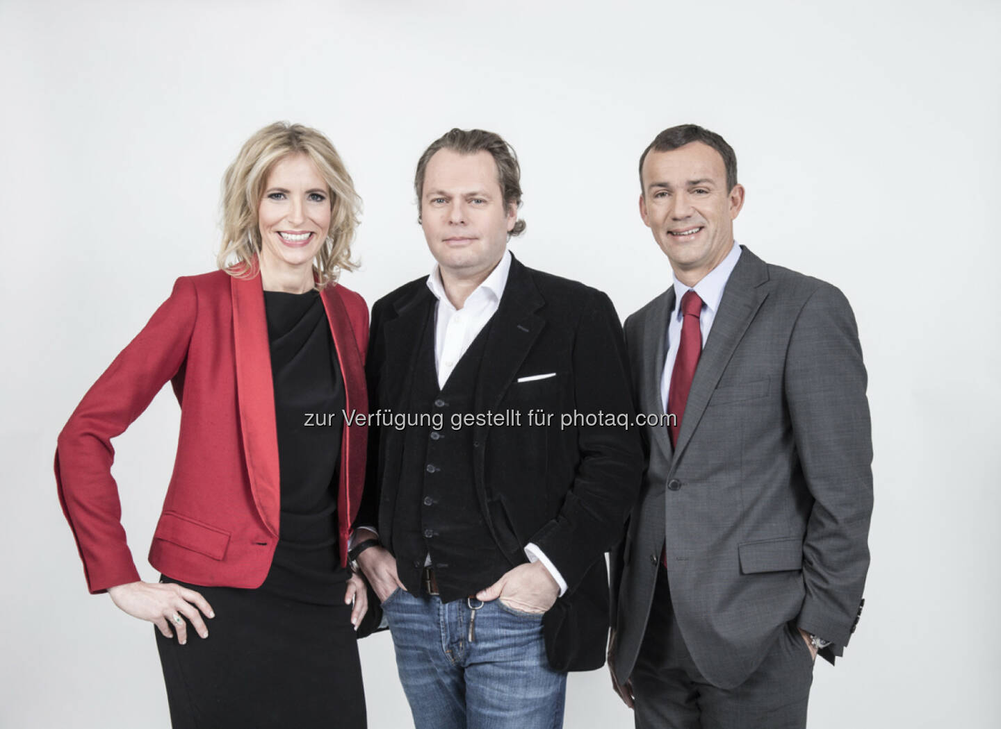 ATV-Geschäftsführer Martin Gastinger (mitte) holt sich Michael Weihs (rechts) als CFO ins Team. Ina Bauer (links) wird Director of Sales, Marketing & New Media.