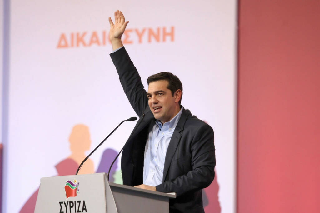 Alexis Tsipras, Syriza, Griechenland, <a href=http://www.shutterstock.com/gallery-1100387p1.html?cr=00&pl=edit-00>Ververidis Vasilis</a> / <a href=http://www.shutterstock.com/editorial?cr=00&pl=edit-00>Shutterstock.com</a>, Ververidis Vasilis / Shutterstock.com, © shutterstock.com/eigene Bilder (26.01.2015) 