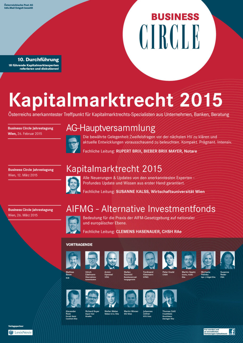 AG-Hauptversammlung Kapitalmarktrecht 2015 AIFMG - Alternative Investmentfonds, Rupert Brix, Susanne Kalss, Clemens Hasenauer