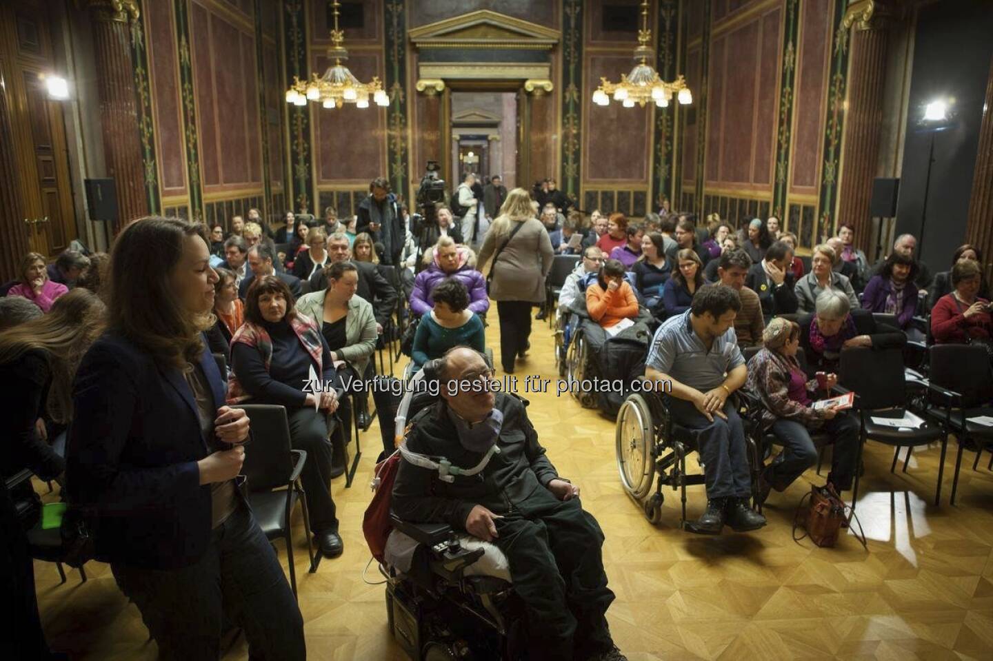 Zu einem Politischen Aschermittwoch aus anderer Sicht hat ÖVP-Behindertensprecher und Selbstbetroffener Franz-Joseph Huainigg ins Parlament geladen. Alle Fotos auf: http://www.oevp.at/index.aspx?pageid=37421 (c) ÖVP
