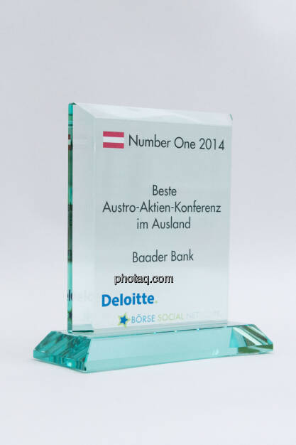 Beste Austro-Aktien-Konferenz im Ausland: Baader Bank, © photaq/Martina Draper (03.02.2015) 