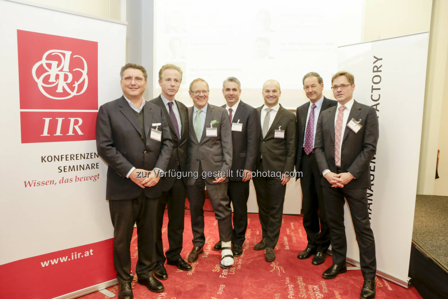 Karl-Heinz Strauss, (Porr AG), Georg Kapsch (Kapsch AG), Erhard F. Grossnigg (Sanierungsexperte), Peter Bosek (Erste Group Bank AG), Gerhard Wüest (Management Factory), Norbert Zimmermann (Berndorf AG), Manfred Hämmerle (IIR GmbH): IIR GmbH: Die Podiumsdiskutanten beim Gipfeltreffen Turnaround im Rahmen des Forums Unternehmensstrategie: „Bei den aktuellen Sanierungskonditionen gäbe es die Kapsch AG nicht mehr“, Georg Kapsch,