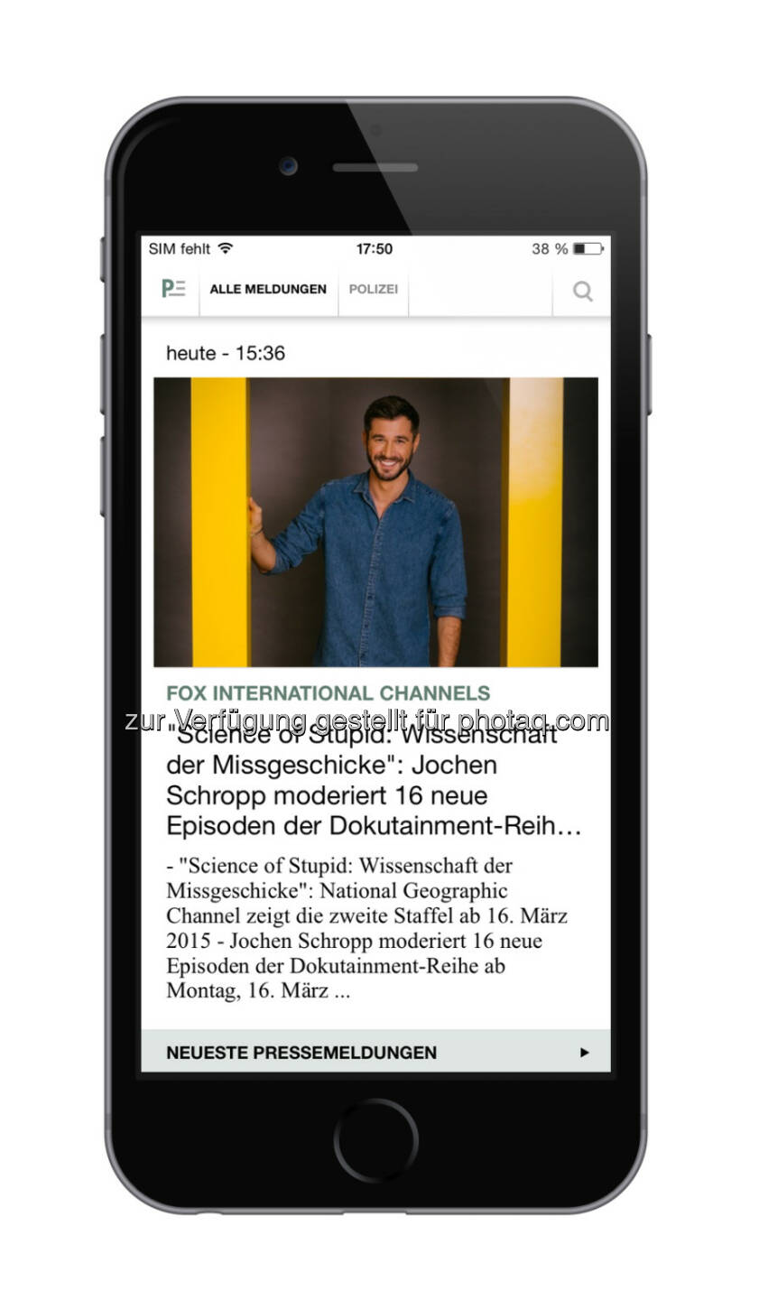 news aktuell GmbH: Presseportal App jetzt im neuen Design erhältlich - schon fast eine halbe Million Downloads