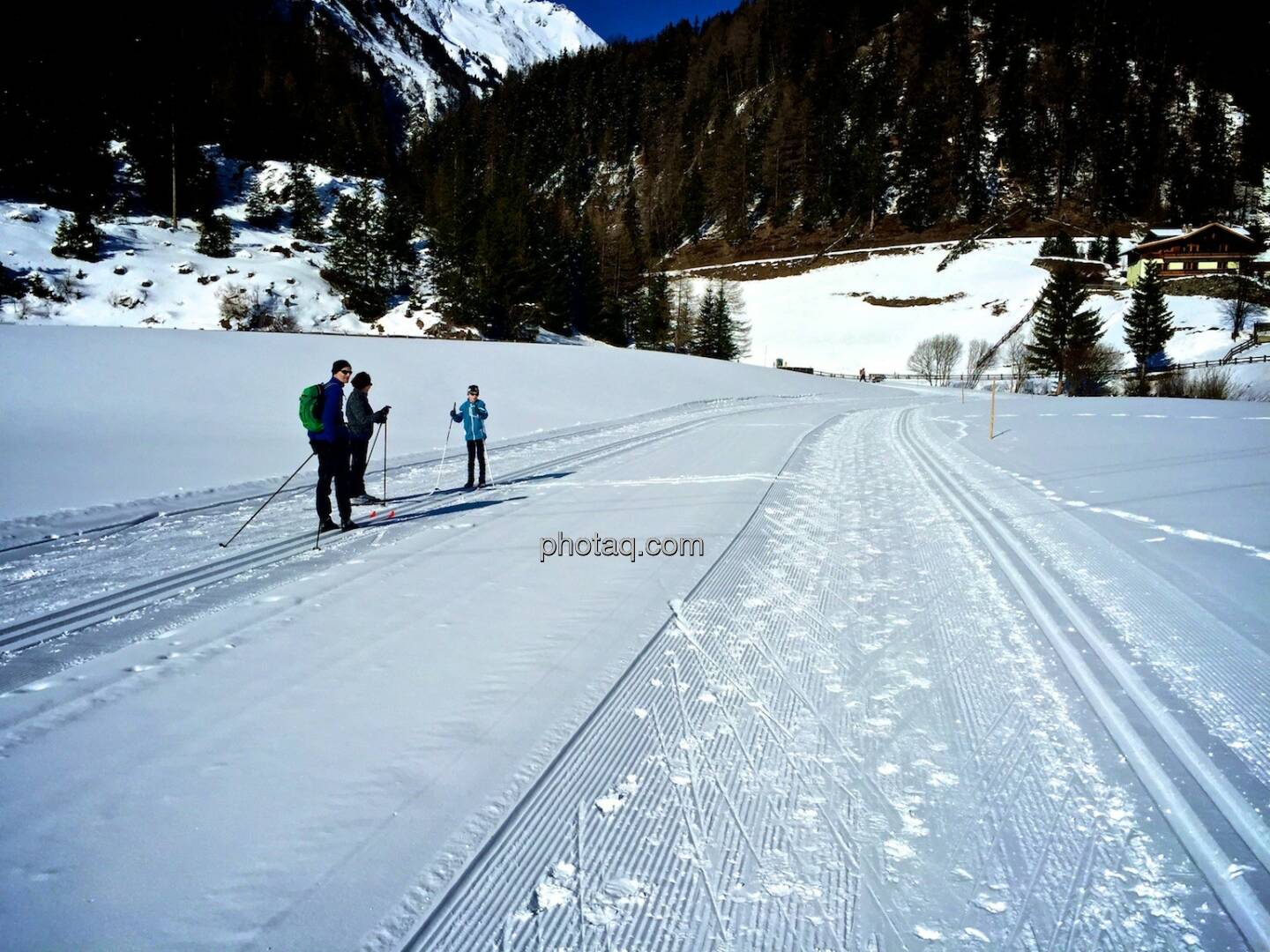 Loipe, Winter, Schnee