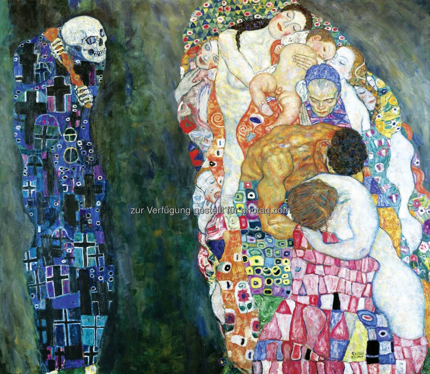 Gustav Klimt (1862-1918), Tod und Leben, 1910/11, umgearbeitet 1915/16, : Leopold Museum im MQ: 1 Ticket für 2 Museen „Wien 1900“-Highlights in MAK und Leopold Museum