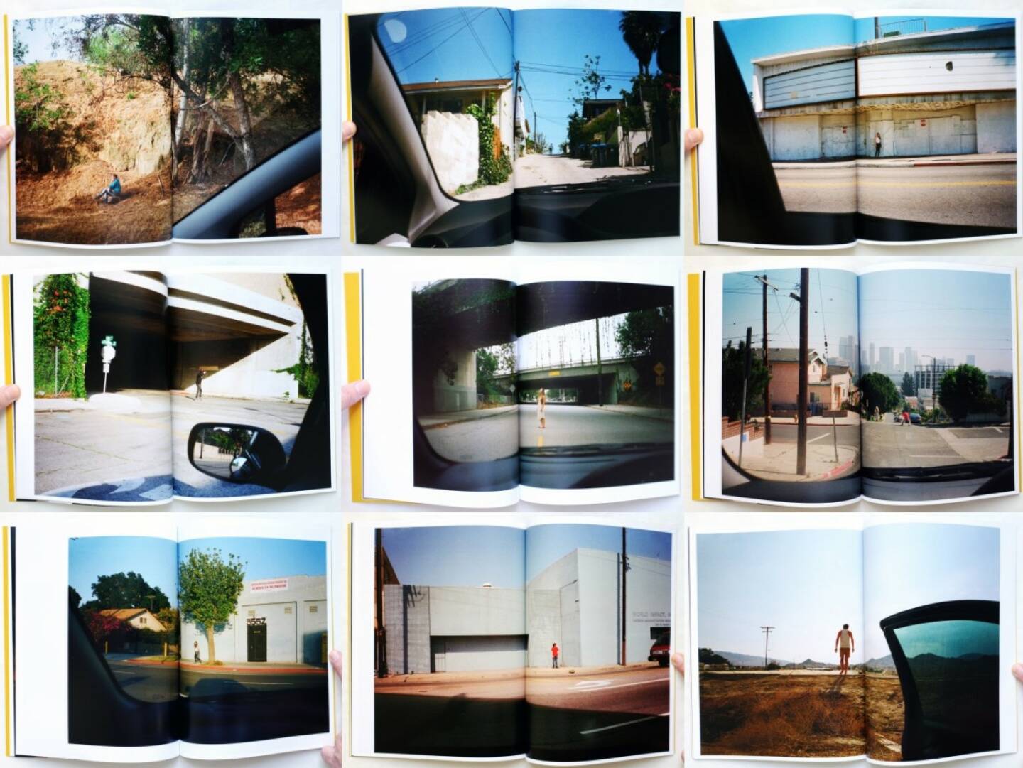 Patrick Gookin - LA By Car, Self published 2014, Beispielseiten, sample spreads - http://josefchladek.com/book/patrick_gookin_-_la_by_car