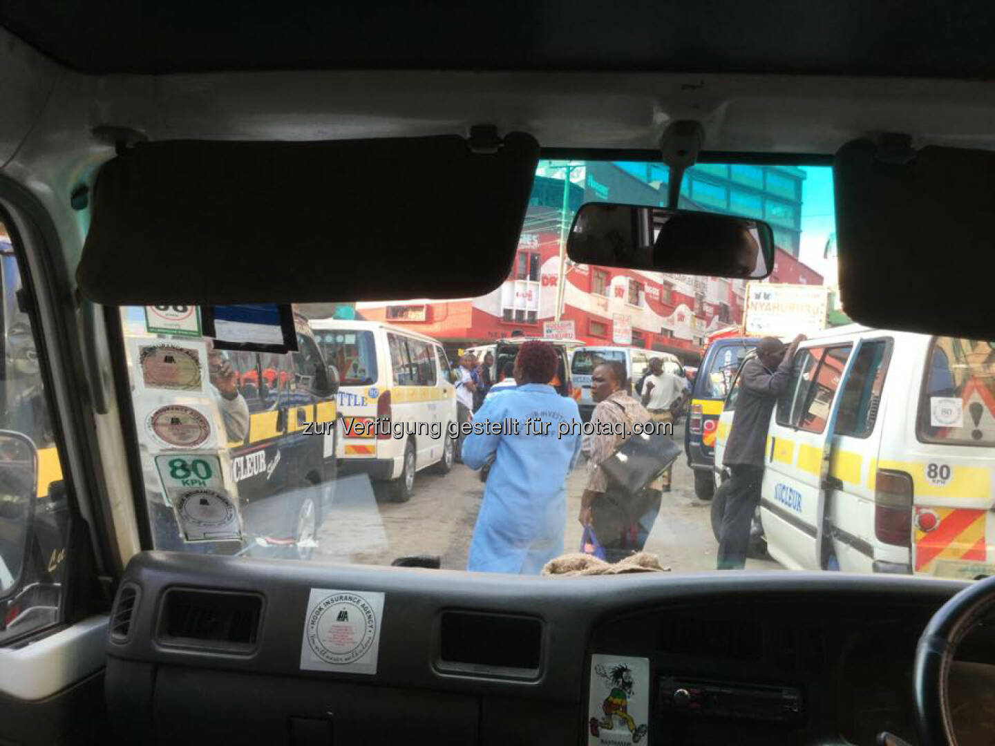 Stau, Verkehr in Nairobi, Kenia