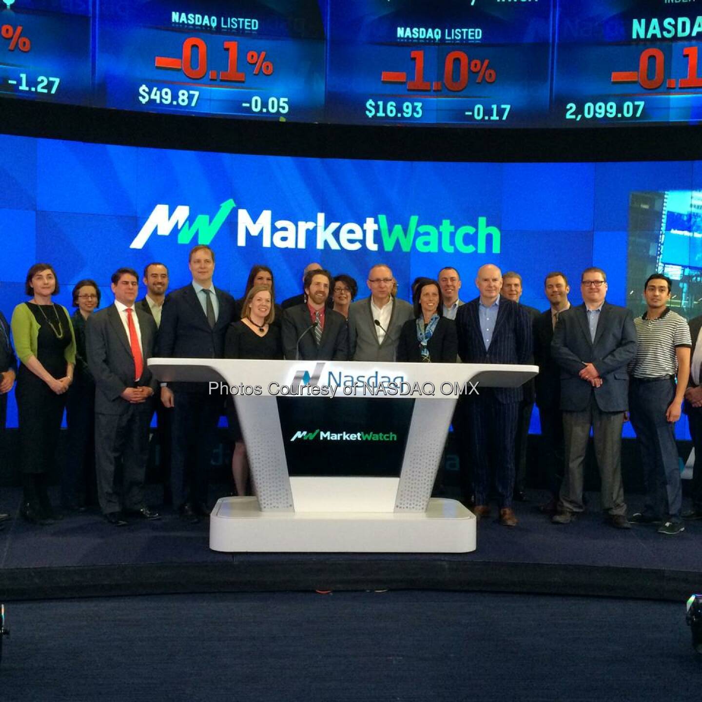 MarketWatch rang the Nasdaq Closing Bell! $NWSA  Source: http://facebook.com/NASDAQ