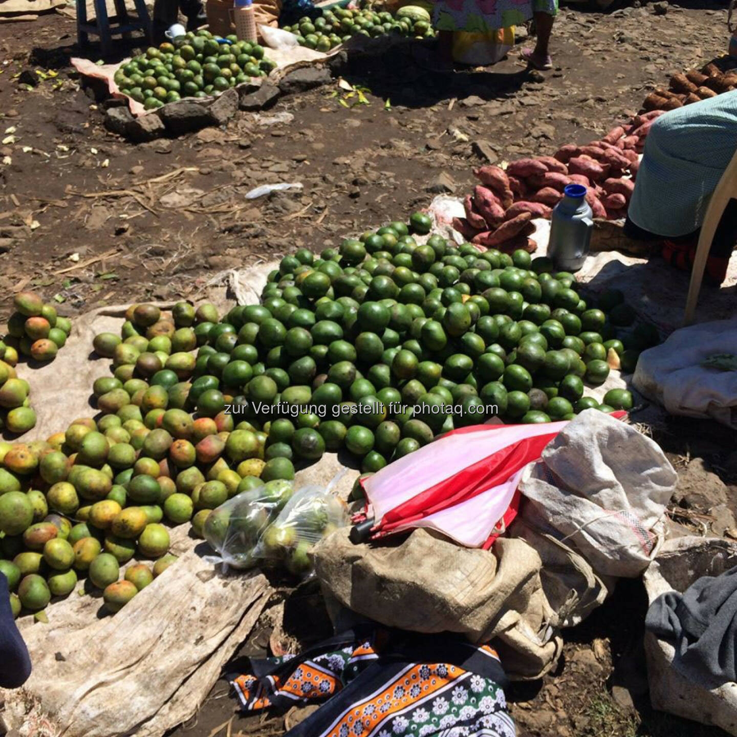 Kenia, Markt, Mangos, Limetten