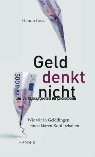 Geld denkt nicht - Autor: Hanno Beck - Verlag: Carl Hanser Verlag - Über den Inhalt: Die Forschung zeigt anschaulich, was schiefgehen kann, wenn sich Privatanleger aufs Börsenparkett wagen - leicht lassen sie sich zu Narren des Zufalls machen. Kurseinbrüche, Spekulationswellen und pulverisierte Vermögen - die menschliche Psyche ist nicht für die Kapitalmärkte und den Umgang mit Geld geschaffen. Hanno Beck zeigt in seinem Buch auf, wie man mit Behavioral Finance psychologische Fallen umgeht. ISBN 978-3-446432024 (15.02.2013) 